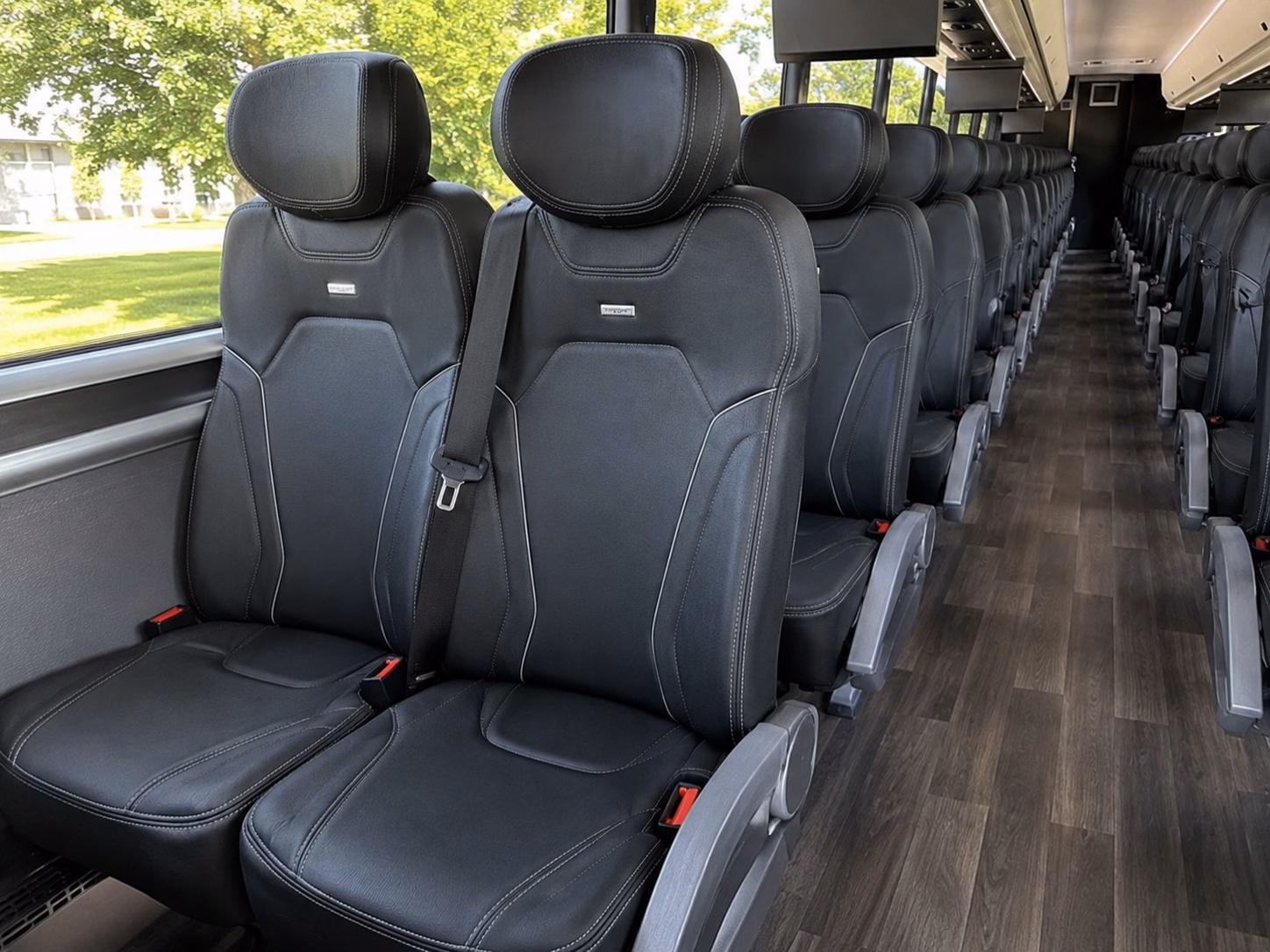 columbia employee transportation onboard seating
