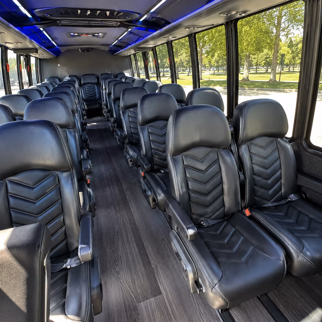 columbia private event transportation onboard seating